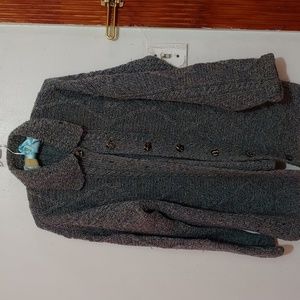 Ladies View Industries blue wool sweater in Size S